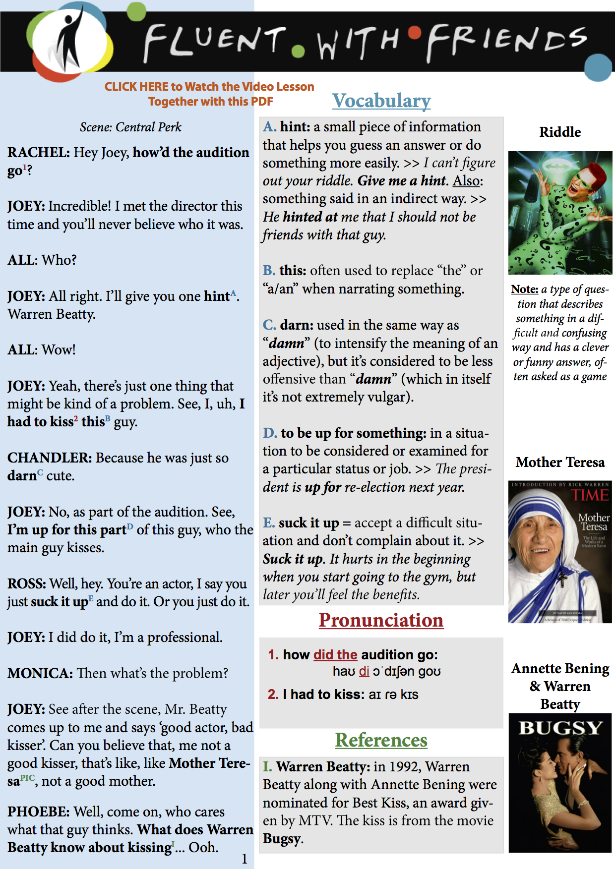 Joey Kisses a Man power lesson