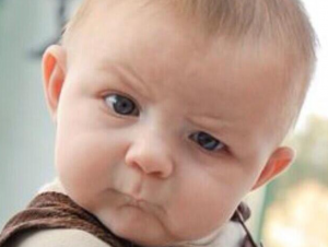 confused baby