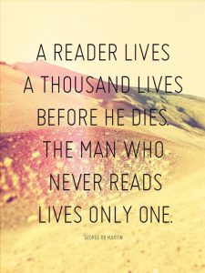 a reader lives a thousand lives