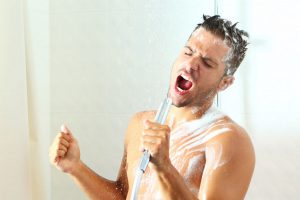 singing shower english