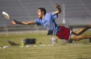 Ultimate frisbee english